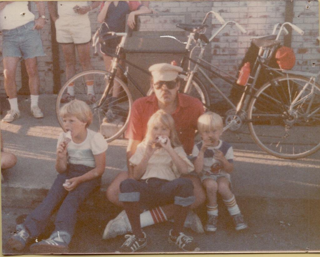 Betsy, Katie, David & Mal Maclean, 1979