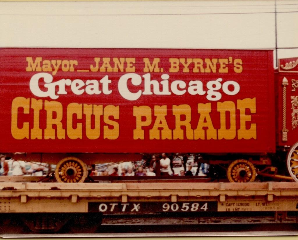 Circus Train Thru Park Ridge 1981-3