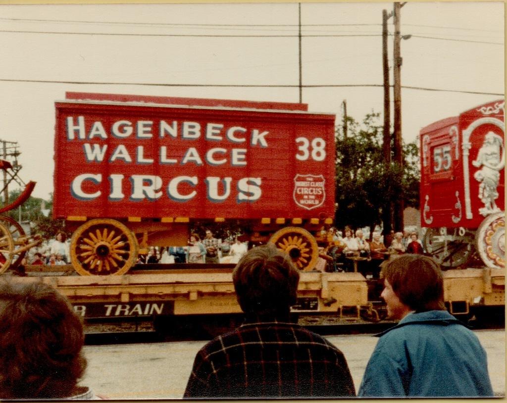 Circus Train Thru Park Ridge 1981