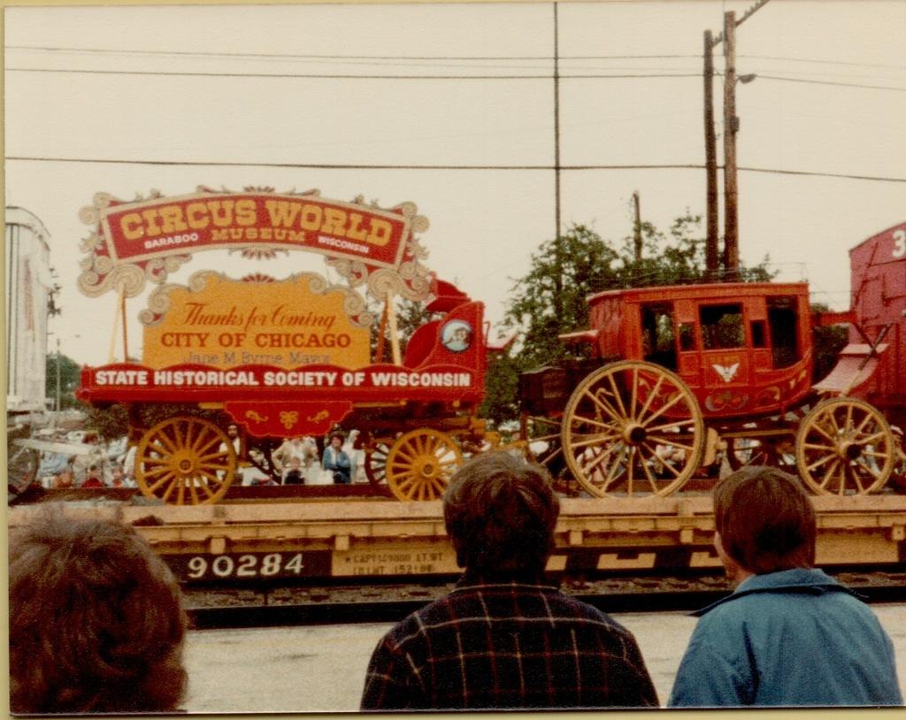 Circus Train Thru Park Ridge 1982-7