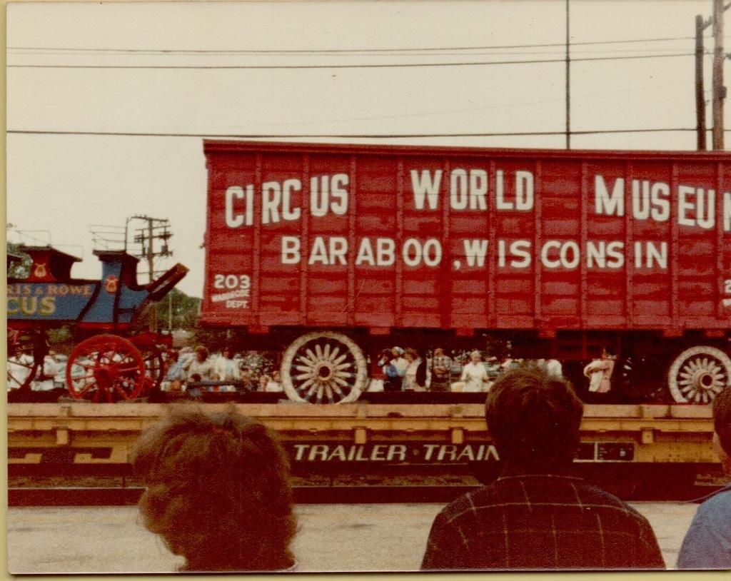 Circus Train Thru Park Ridge 1982-9