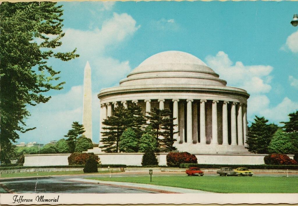 Postcard Jefferson Memorial