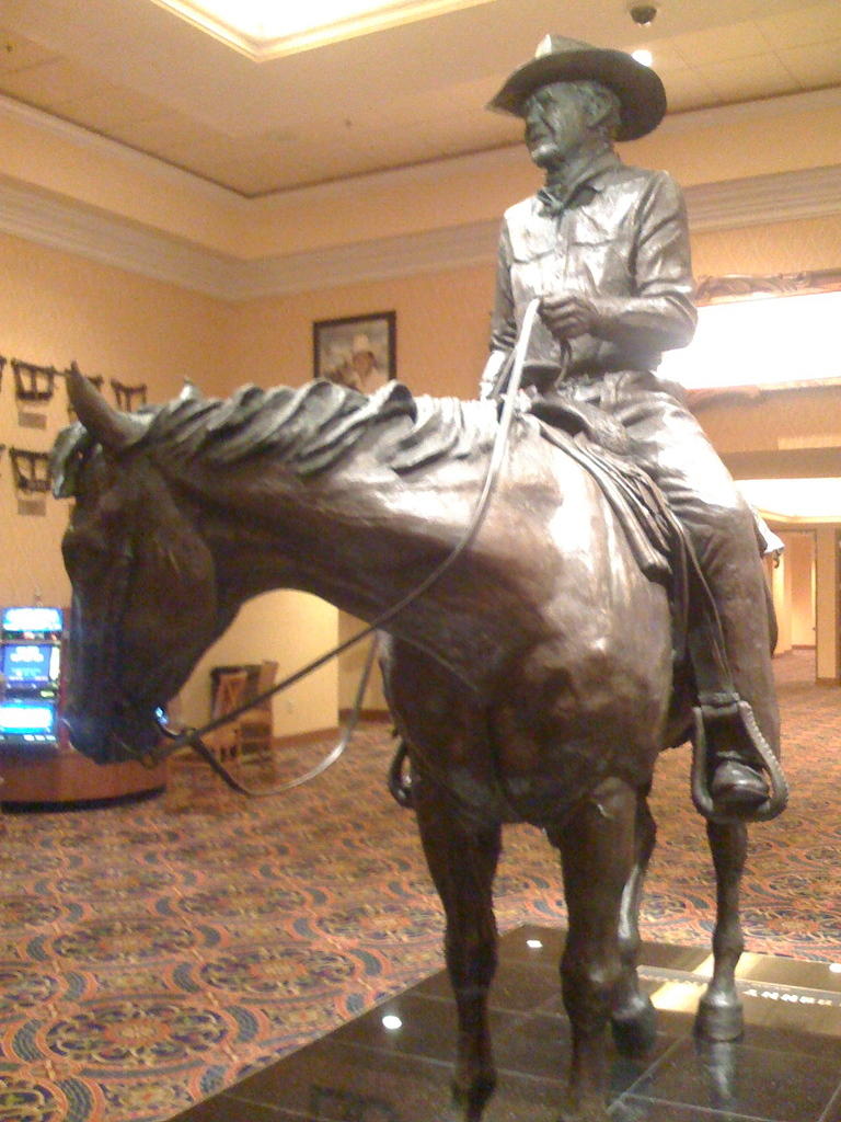 Las Vegas @ South Point Resort - Statue of Jack Binion