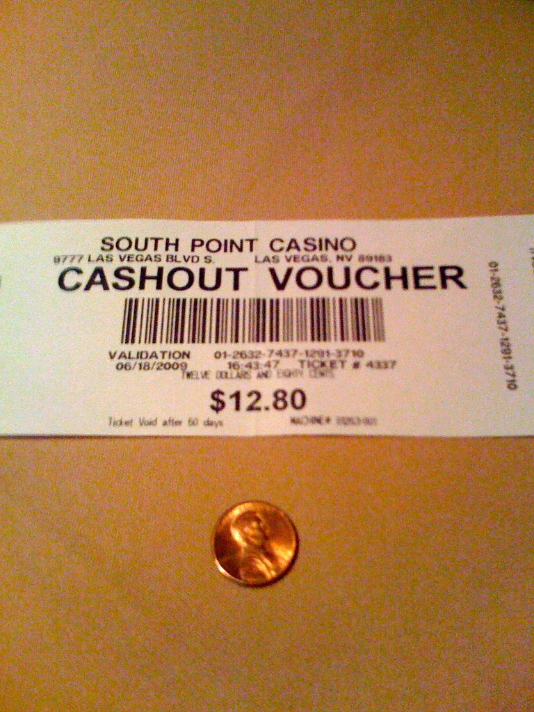 Las Vegas @ The South Point Casino - Sharon's big win