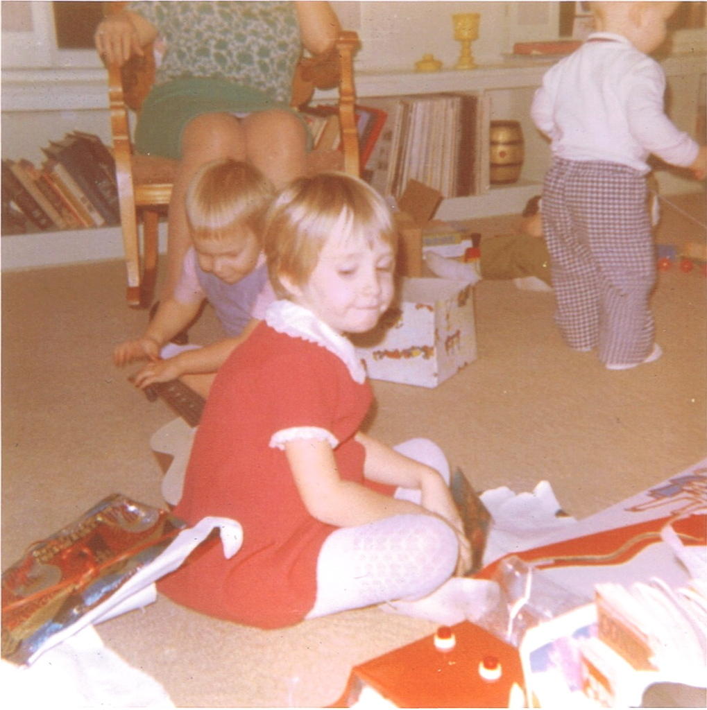 Jeffrey Allen Schrom Jeffrey Musa & Betsy Banks Christmas 1969