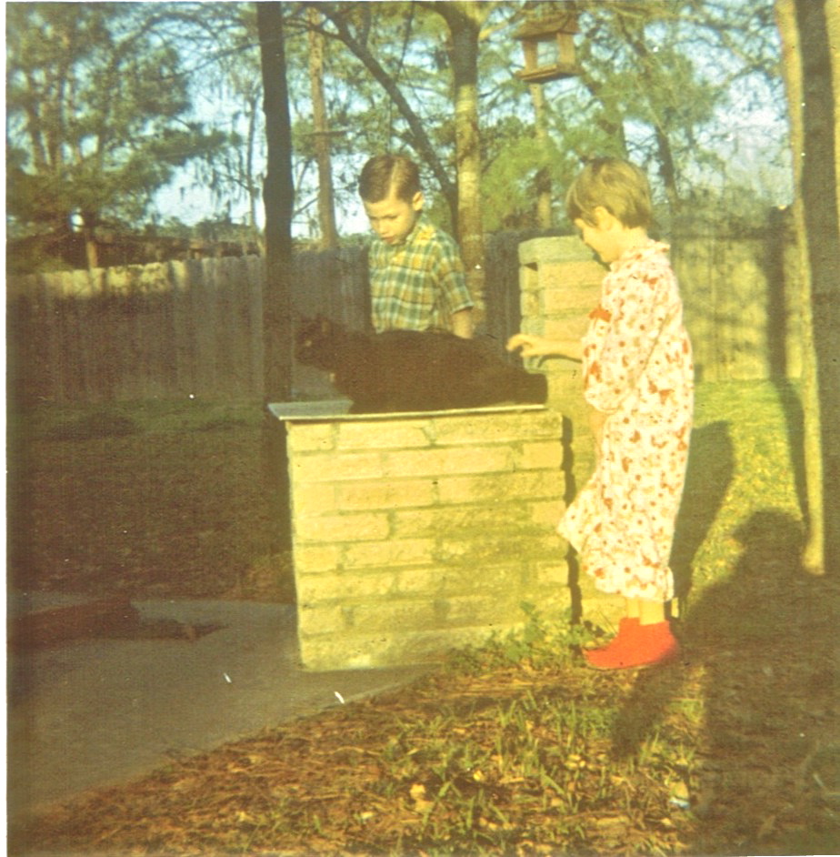 Ken & Jean Brandau w/ Cinder Cat Feb 1970