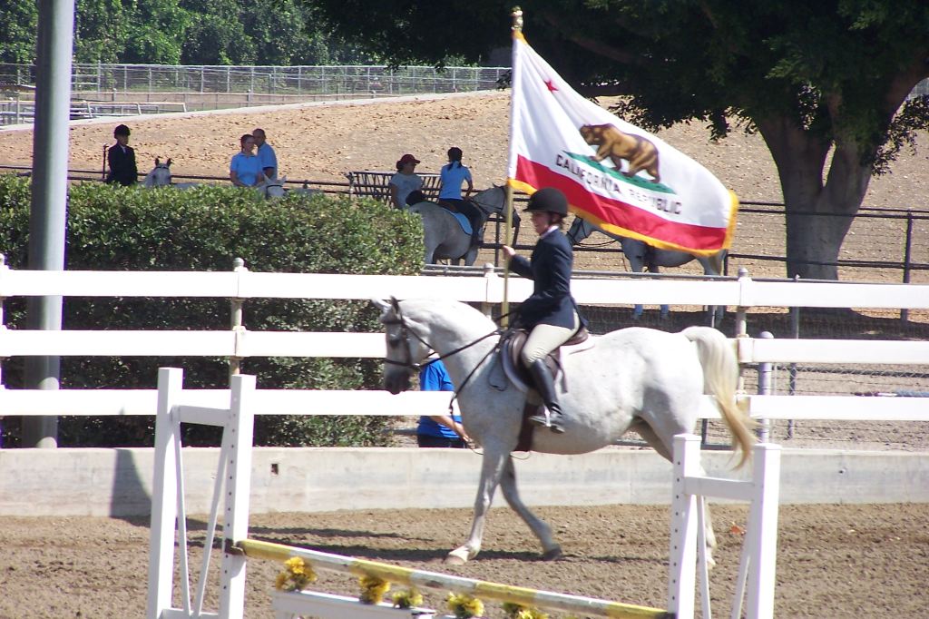 Opening the 2010-11 season of the Arabian Horse Show at Cal Poly, Pomona.