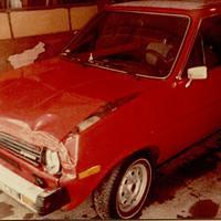 Damaged '79 Ford Fiesta 1983