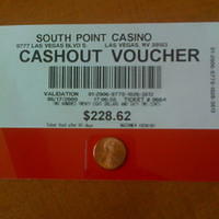 Las Vegas @ The South Point Casino - Karen's big win